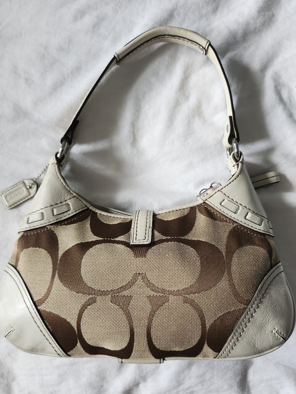 Vintage Coach Signature Python Mini Hobo Bag - Picture 11 of 15
